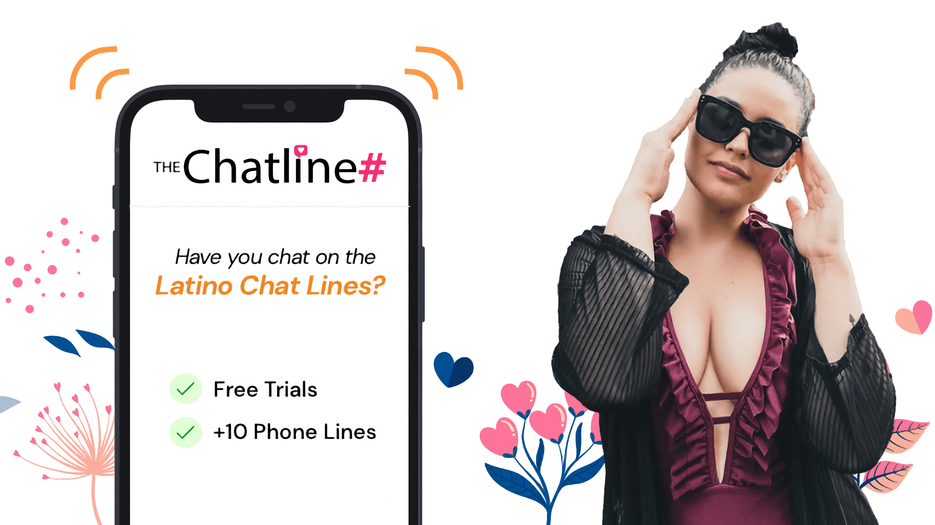 Latino chat line service