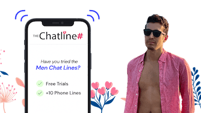 Men chat line image
