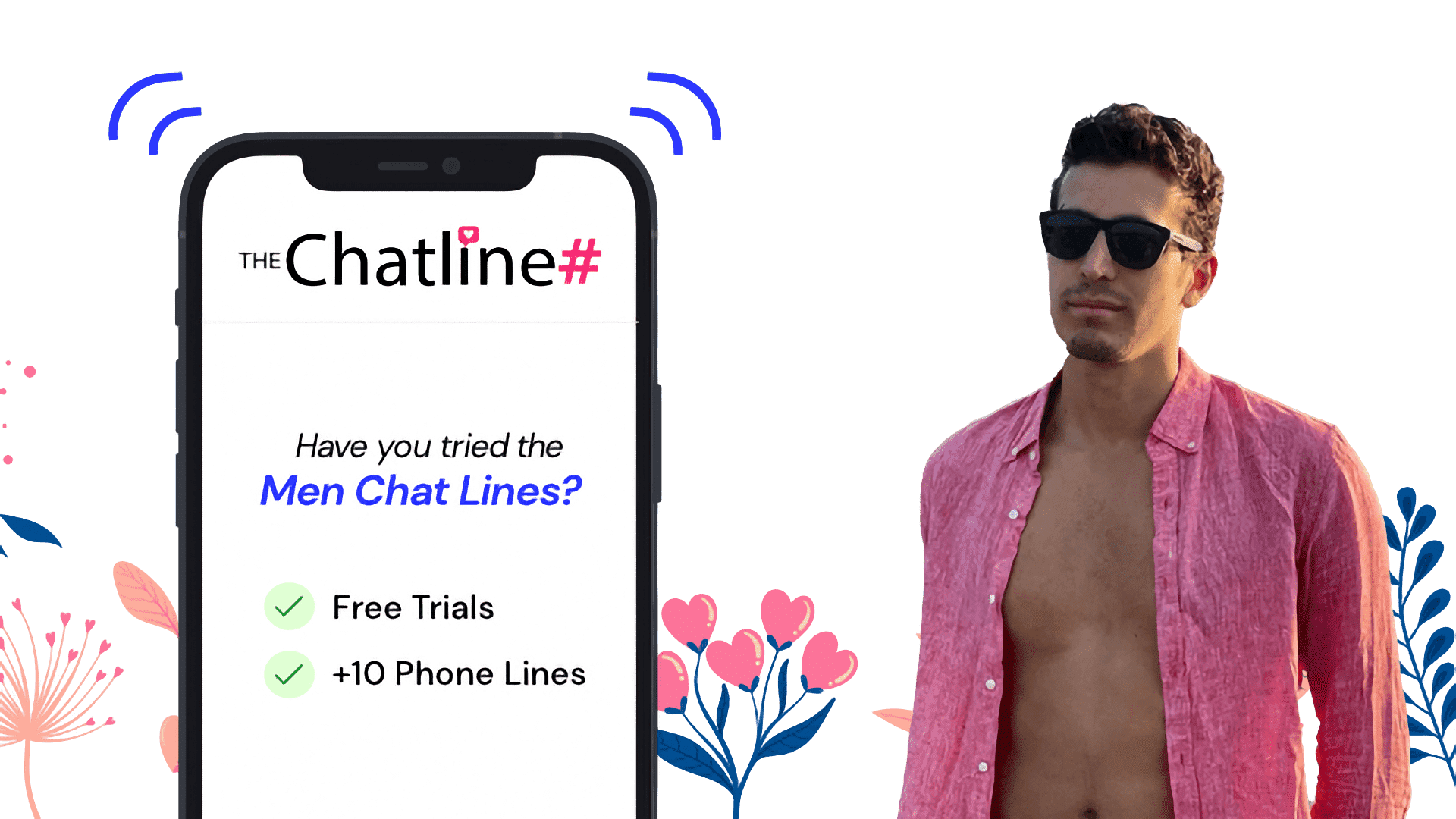 Are there any free chat lines for men?
