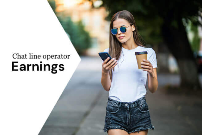 Earnings of chat line operators