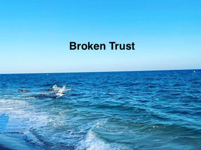 Broken trust.
